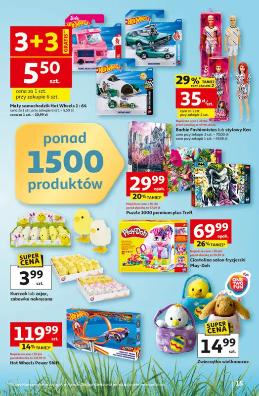 Auchan - gazetka promocyjna Gazetka 30 Lat Hipermarket Auchan od czwartku 12.03 do środy 18.03 - strona 15