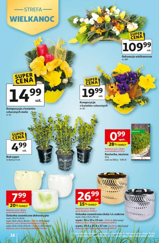 Auchan - gazetka promocyjna Gazetka 30 Lat Hipermarket Auchan od czwartku 12.03 do środy 18.03 - strona 16
