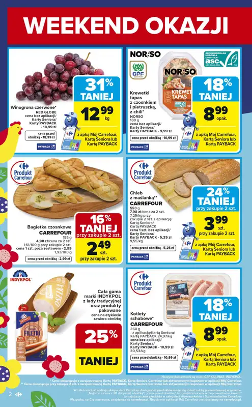 Carrefour - gazetka promocyjna Gazetka Weekend promek już od czwartku od czwartku 12.03 do soboty 14.03 - strona 2