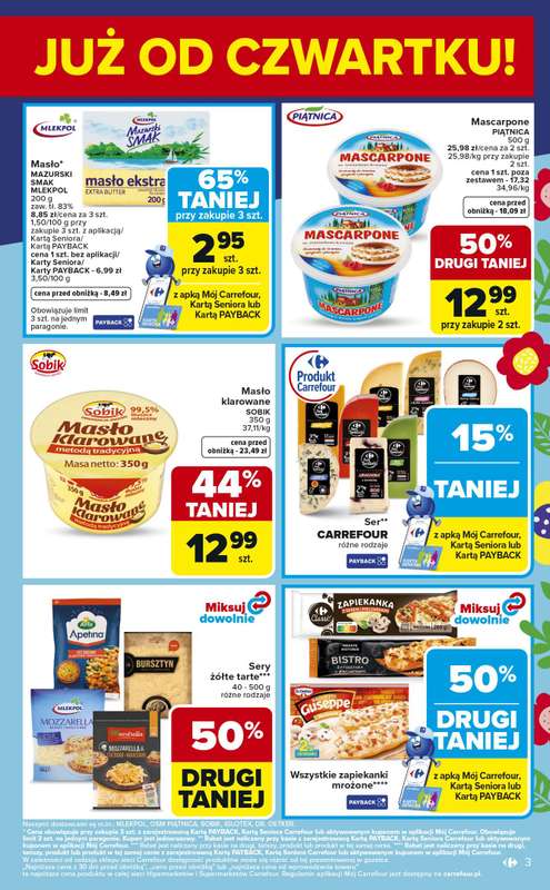 Carrefour - gazetka promocyjna Gazetka Weekend promek już od czwartku od czwartku 12.03 do soboty 14.03 - strona 3