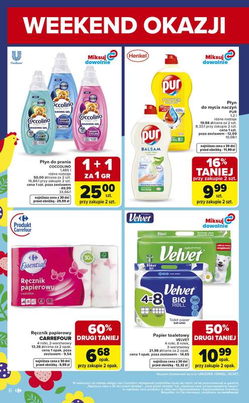Carrefour Market - gazetka promocyjna Gazetka Weekend promek już od czwartku od czwartku 12.03 do soboty 14.03 - strona 6