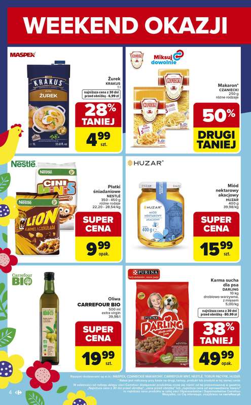 Carrefour Market - gazetka promocyjna Gazetka Weekend promek już od czwartku od czwartku 12.03 do soboty 14.03 - strona 4