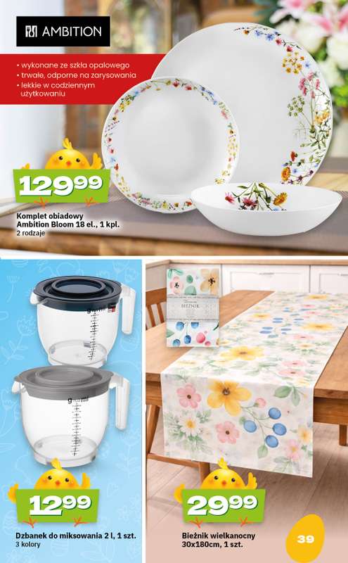 Twój Market - gazetka promocyjna Katalog Wielkanocny od wtorku 10.03 do soboty 04.04 - strona 39