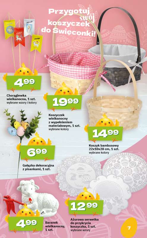 Twój Market - gazetka promocyjna Katalog Wielkanocny od wtorku 10.03 do soboty 04.04 - strona 7