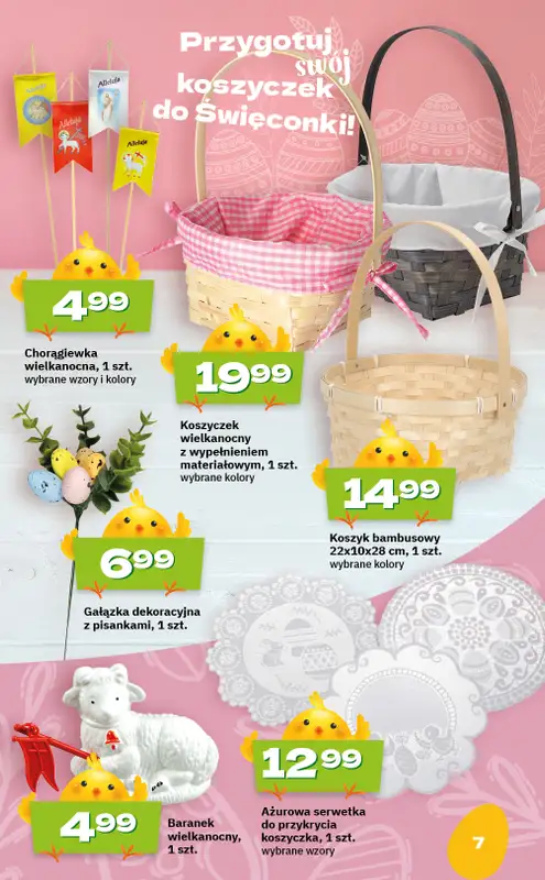 Twój Market - gazetka promocyjna Katalog Wielkanocny od wtorku 10.03 do soboty 04.04 - strona 7