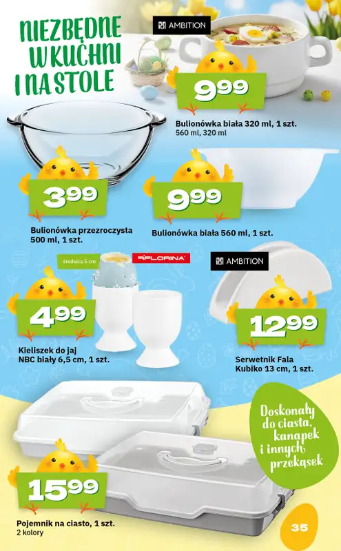 Twój Market - gazetka promocyjna Katalog Wielkanocny od wtorku 10.03 do soboty 04.04 - strona 35