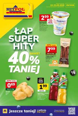 Hitpol - gazetka promocyjna Gazetka  do niedzieli 22.03