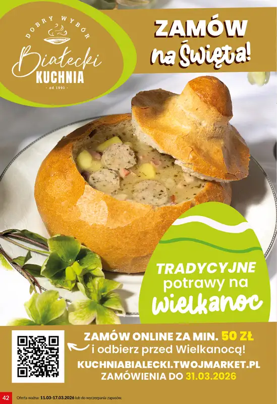 Twój Market - gazetka promocyjna Gazetka od środy 11.03 do wtorku 17.03 - strona 42
