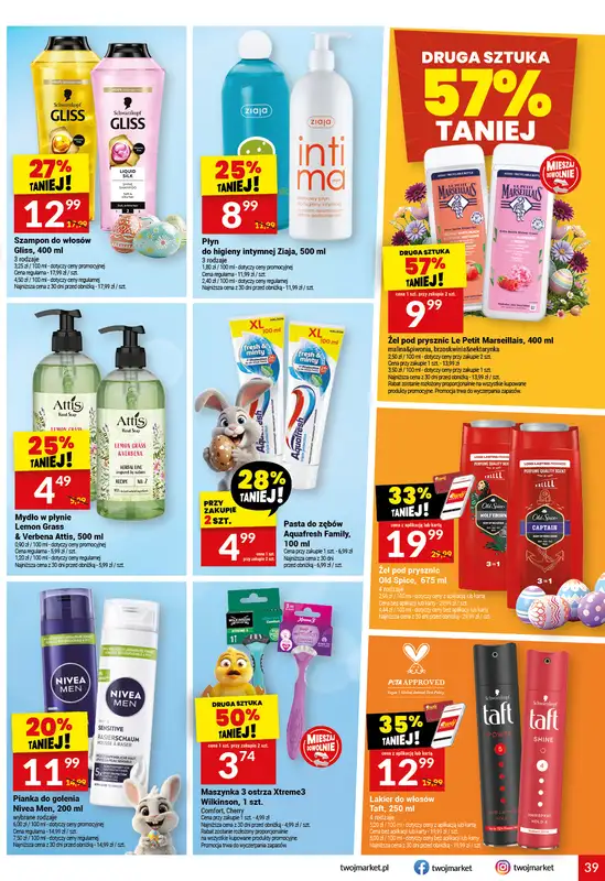 Twój Market - gazetka promocyjna Gazetka od środy 11.03 do wtorku 17.03 - strona 39