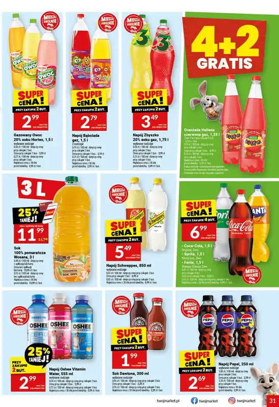Twój Market - gazetka promocyjna Gazetka od środy 11.03 do wtorku 17.03 - strona 31