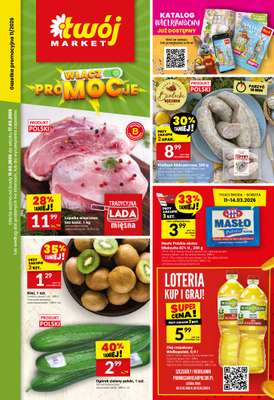 Twój Market - gazetka promocyjna Gazetka od środy 11.03 do wtorku 17.03