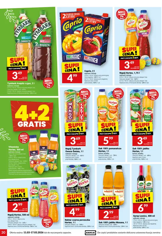 Twój Market - gazetka promocyjna Gazetka od środy 11.03 do wtorku 17.03 - strona 30