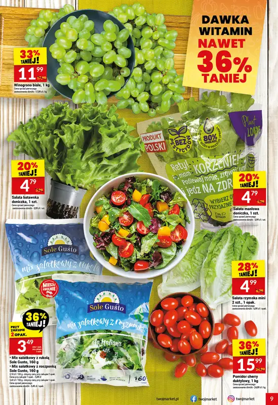Twój Market - gazetka promocyjna Gazetka od środy 11.03 do wtorku 17.03 - strona 9