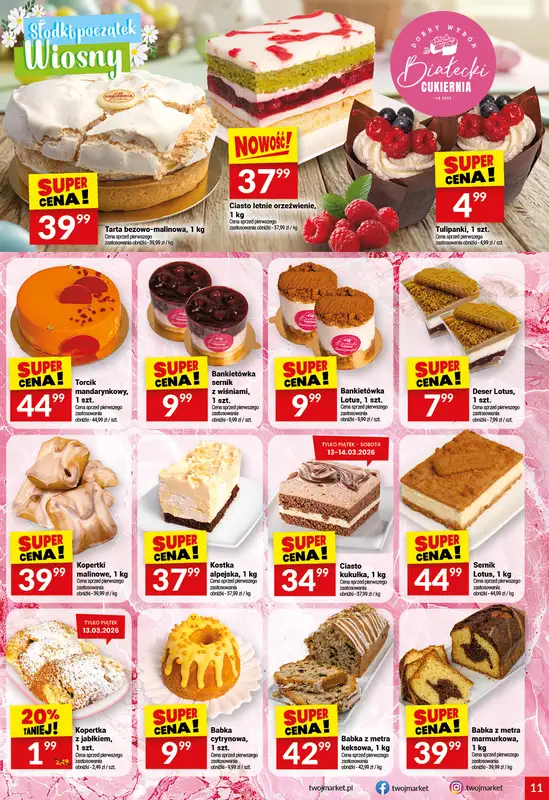 Twój Market - gazetka promocyjna Gazetka od środy 11.03 do wtorku 17.03 - strona 11