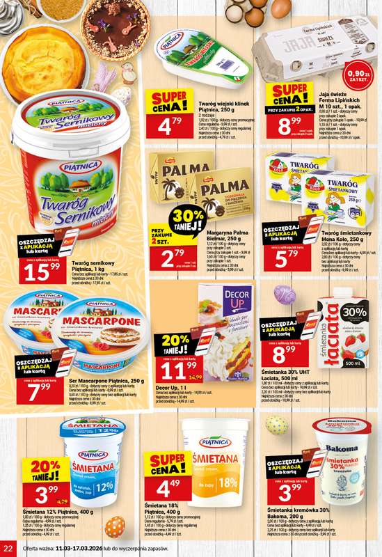 Twój Market - gazetka promocyjna Gazetka od środy 11.03 do wtorku 17.03 - strona 22