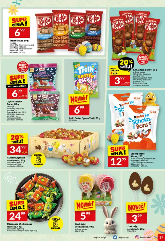 Twój Market - gazetka promocyjna Gazetka od środy 11.03 do wtorku 17.03 - strona 17