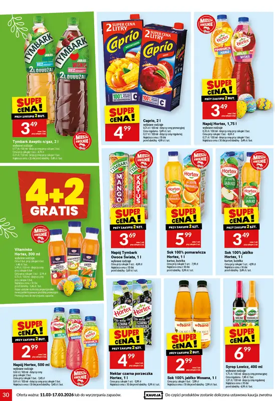 Twój Market - gazetka promocyjna Gazetka od środy 11.03 do wtorku 17.03 - strona 30