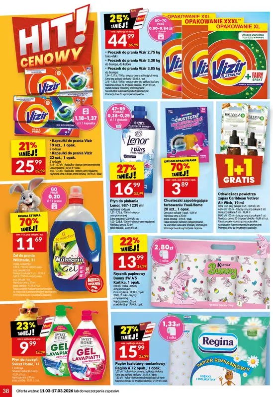 Twój Market - gazetka promocyjna Gazetka od środy 11.03 do wtorku 17.03 - strona 38