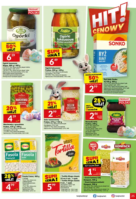 Twój Market - gazetka promocyjna Gazetka od środy 11.03 do wtorku 17.03 - strona 25