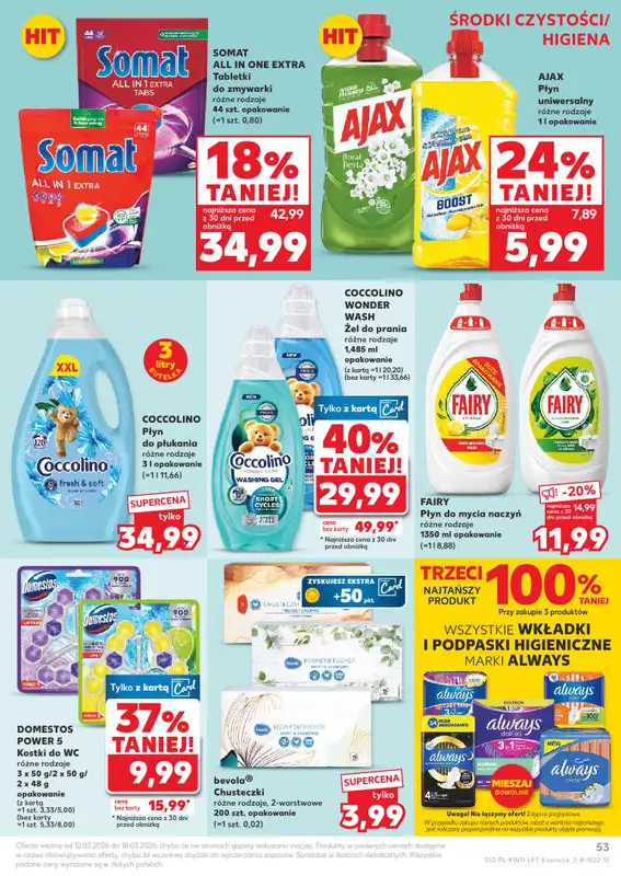 Kaufland - gazetka promocyjna Oferta Kaufland  do środy 18.03 - strona 53