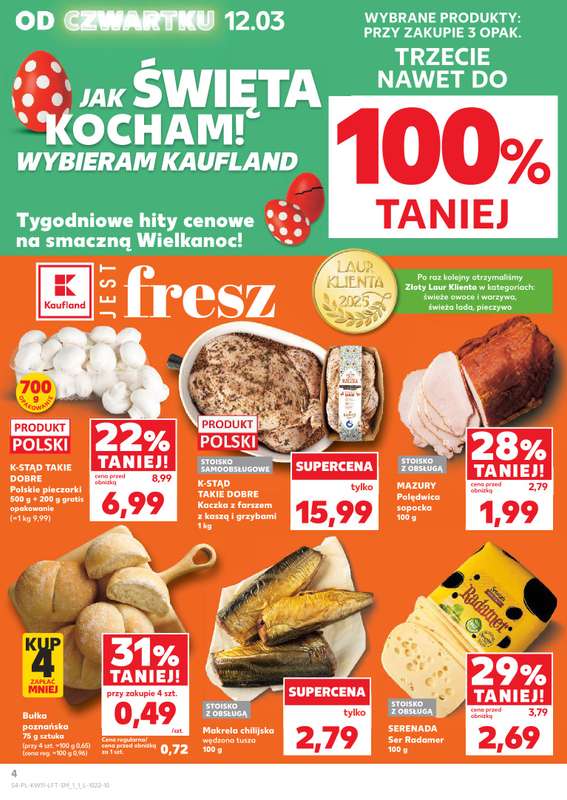 Kaufland - gazetka promocyjna Oferta Kaufland  do środy 18.03 - strona 4
