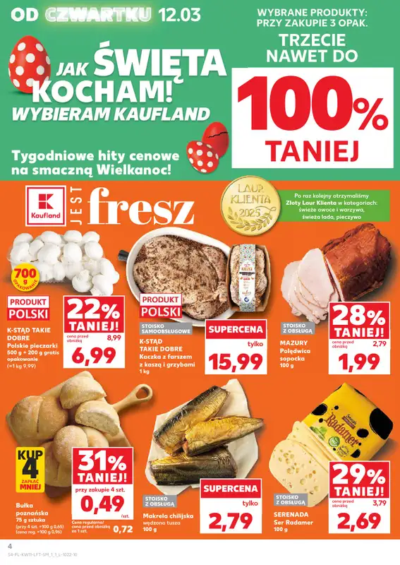 Kaufland - gazetka promocyjna Oferta Kaufland  do środy 18.03 - strona 4