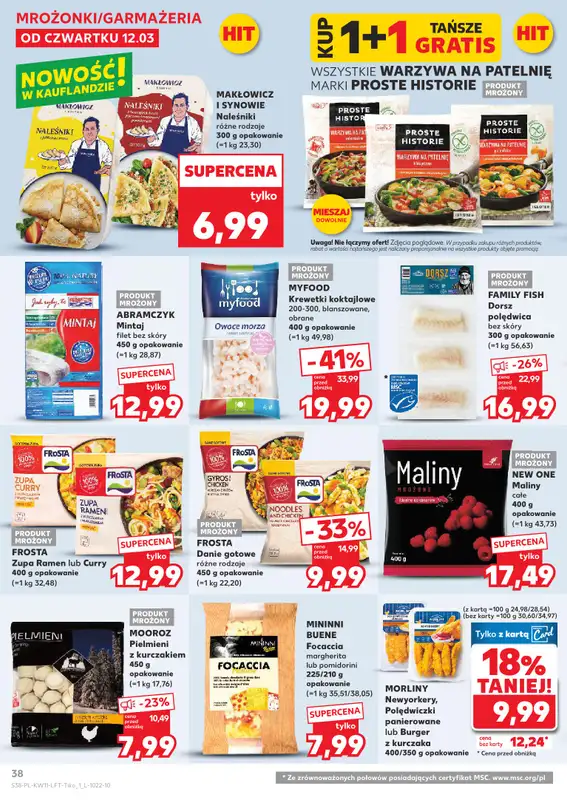 Kaufland - gazetka promocyjna Oferta Kaufland  do środy 18.03 - strona 38