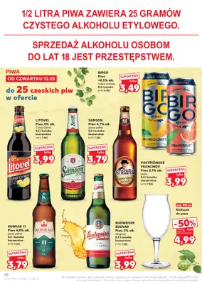 Kaufland - gazetka promocyjna Oferta Kaufland  do środy 18.03 - strona 50