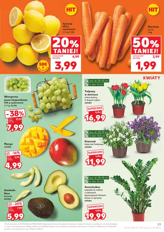 Kaufland - gazetka promocyjna Oferta Kaufland  do środy 18.03 - strona 23