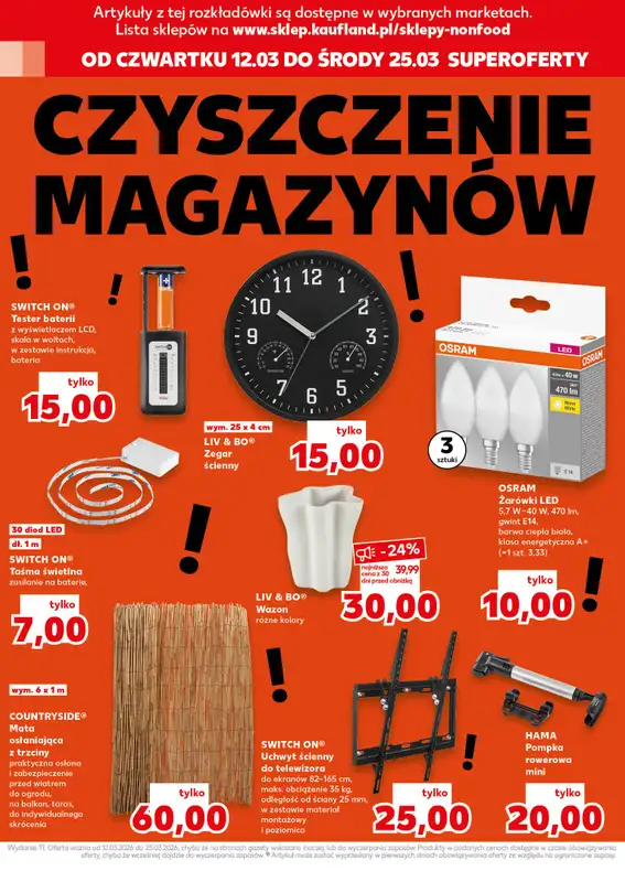 Kaufland - gazetka promocyjna Oferta Kaufland - Non Food  do środy 25.03 - strona 14