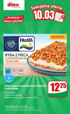 Dino - gazetka promocyjna Ryba z pieca - oferta na 10.03 | Promocje spoza gazetki od wtorku 10.03 do wtorku 10.03