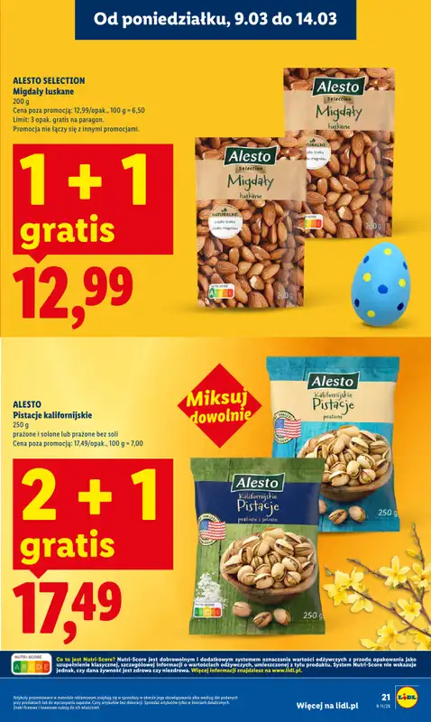 Lidl - gazetka promocyjna Oferta od poniedziałku od poniedziałku 09.03 do środy 11.03 - strona 21