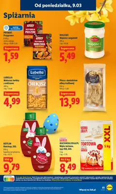 Lidl - gazetka promocyjna Oferta od poniedziałku od poniedziałku 09.03 do środy 11.03 - strona 61