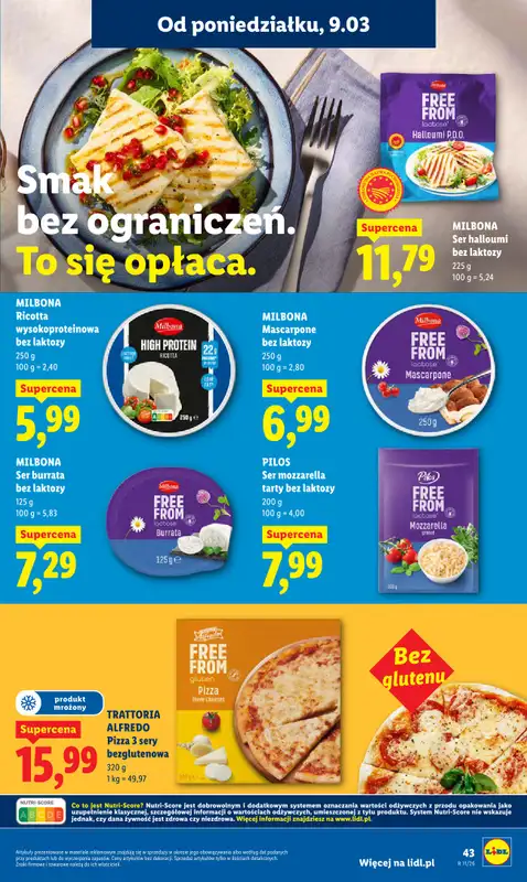 Lidl - gazetka promocyjna Oferta od poniedziałku od poniedziałku 09.03 do środy 11.03 - strona 43