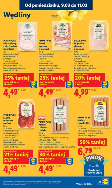 Lidl - gazetka promocyjna Oferta od poniedziałku od poniedziałku 09.03 do środy 11.03 - strona 33