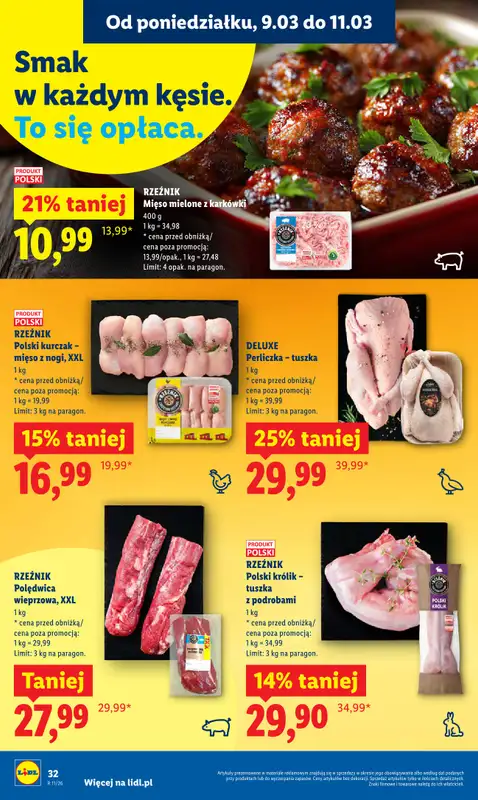 Lidl - gazetka promocyjna Oferta od poniedziałku od poniedziałku 09.03 do środy 11.03 - strona 32