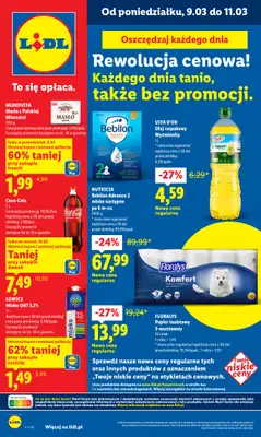 Lidl - gazetka promocyjna Oferta od poniedziałku od poniedziałku 09.03 do środy 11.03