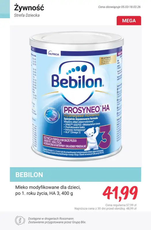 Rossmann - gazetka promocyjna Strefa Dziecka - PROMOCJE od wtorku 10.03  - strona 9