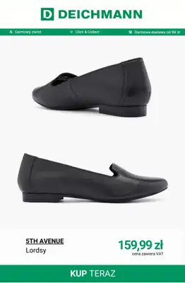 Deichmann - gazetka promocyjna Lordsy damskie od wtorku 10.03  - strona 12