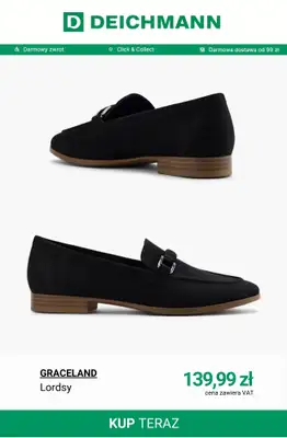Deichmann - gazetka promocyjna Lordsy damskie od wtorku 10.03  - strona 9