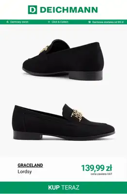 Deichmann - gazetka promocyjna Lordsy damskie od wtorku 10.03  - strona 4