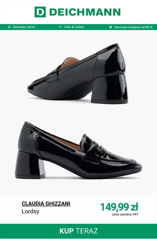 Deichmann - gazetka promocyjna Lordsy damskie od wtorku 10.03  - strona 3