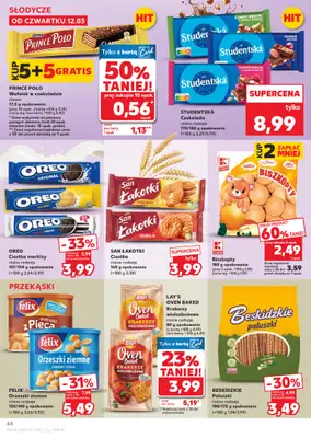 Kaufland - gazetka promocyjna Oferta Kaufland od czwartku 12.03 do środy 18.03 - strona 44