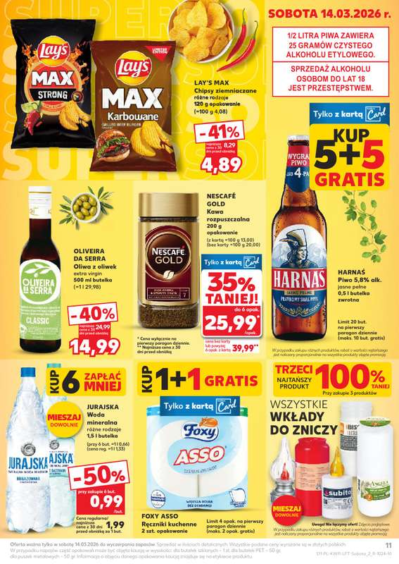 Kaufland - gazetka promocyjna Oferta Kaufland od czwartku 12.03 do środy 18.03 - strona 11