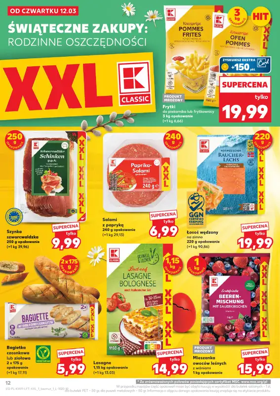 Kaufland - gazetka promocyjna Oferta Kaufland od czwartku 12.03 do środy 18.03 - strona 12