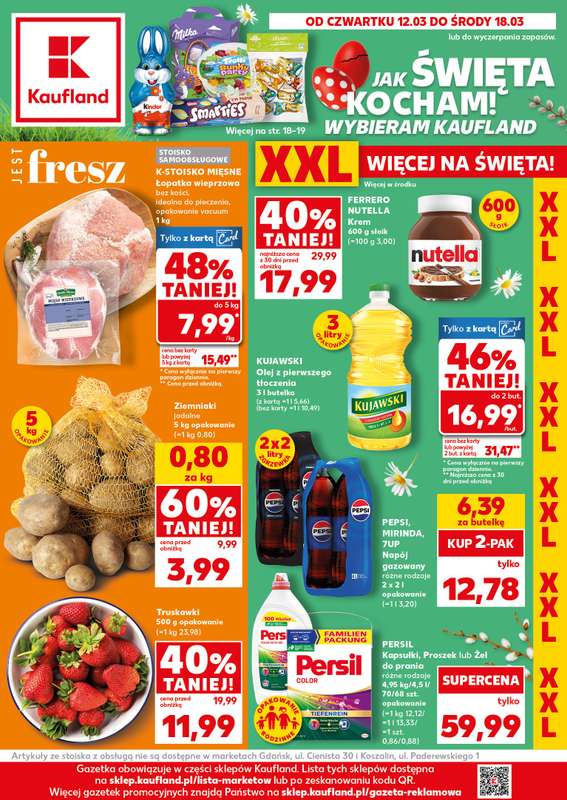 Kaufland - gazetka promocyjna Oferta Kaufland od czwartku 12.03 do środy 18.03