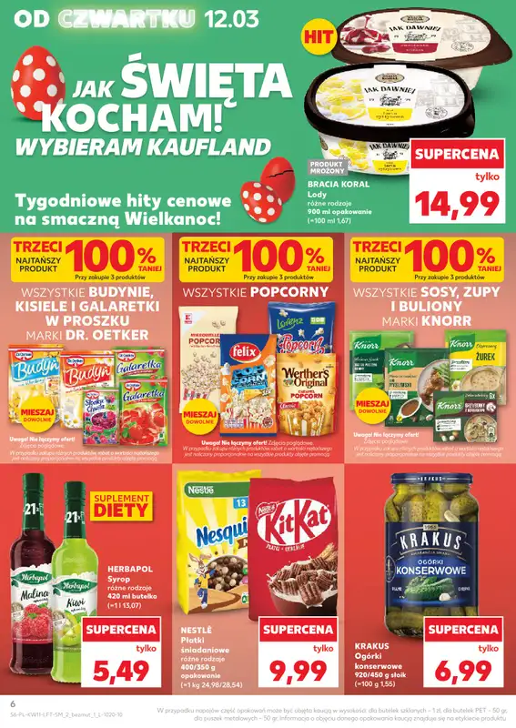 Kaufland - gazetka promocyjna Oferta Kaufland od czwartku 12.03 do środy 18.03 - strona 6