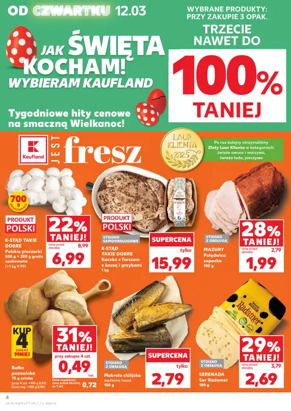 Kaufland - gazetka promocyjna Oferta Kaufland od czwartku 12.03 do środy 18.03 - strona 4