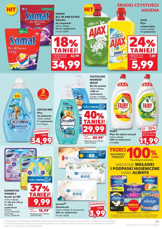 Kaufland - gazetka promocyjna Oferta Kaufland od czwartku 12.03 do środy 18.03 - strona 53