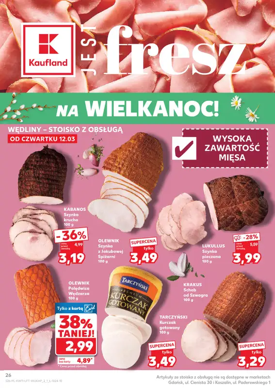 Kaufland - gazetka promocyjna Oferta Kaufland od czwartku 12.03 do środy 18.03 - strona 26